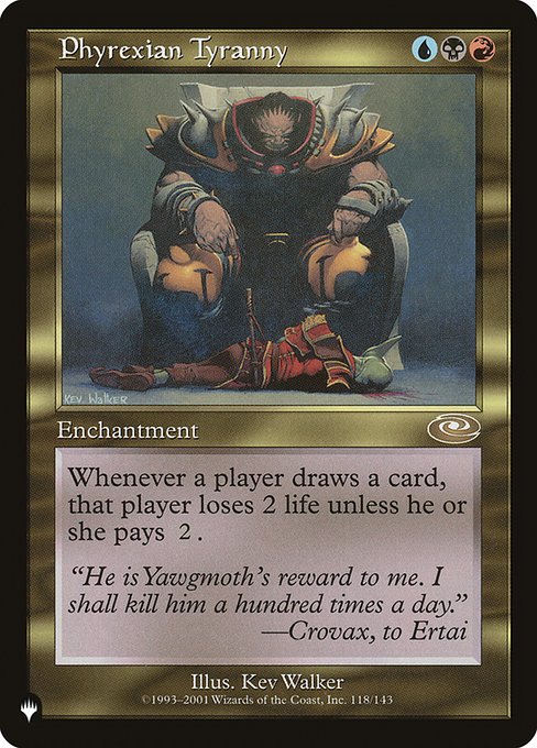 Phyrexian Tyranny (PLS-118) [The List]