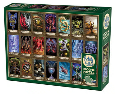1000PC Dragons Oracle Puzzle Cobble Hill image 0