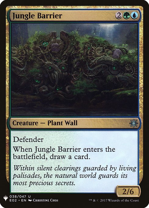 Jungle Barrier (E02-38) [The List]