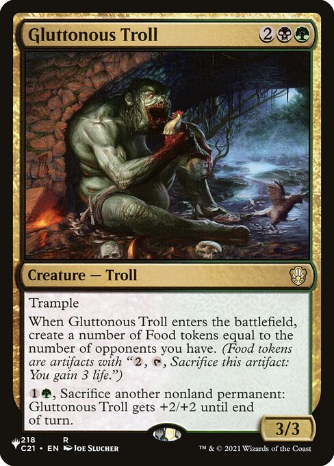 Gluttonous Troll (C21-218) [The List]