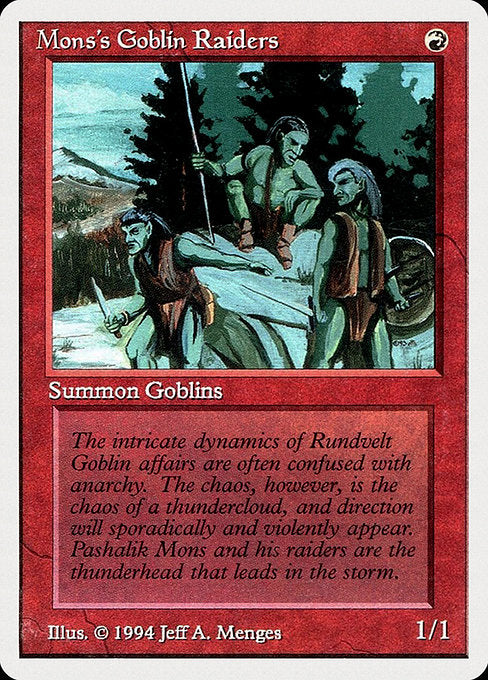 Mons's Goblin Raiders (167) [Summer Magic / Edgar]