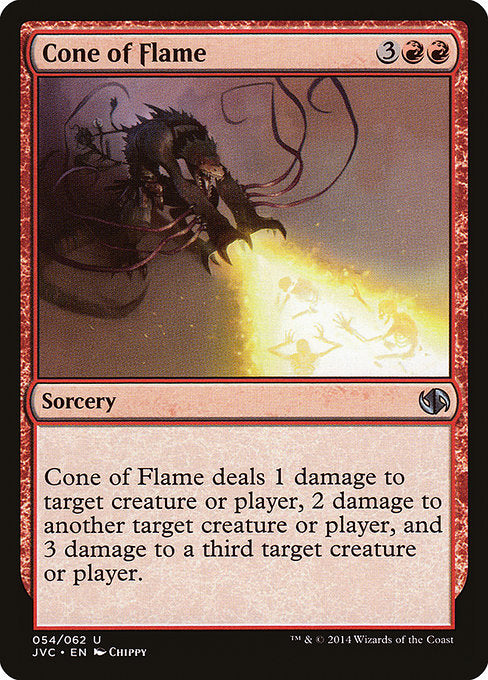 Cone of Flame (54) [Duel Decks Anthology: Jace vs. Chandra]