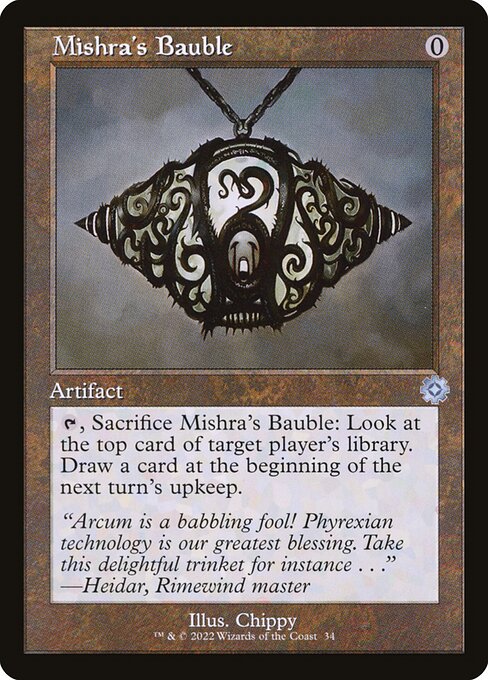 Mishra's Bauble (34) [The Brothers' War Retro Artifacts]