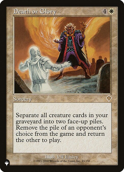 Death or Glory (INV-13) [The List]