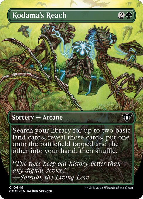 Kodama's Reach (649) [Commander Masters] [Borderless]