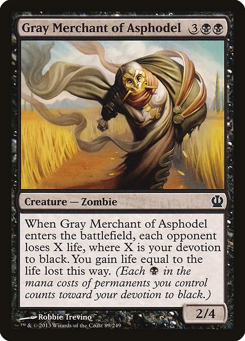 Gray Merchant of Asphodel (89) [Theros]
