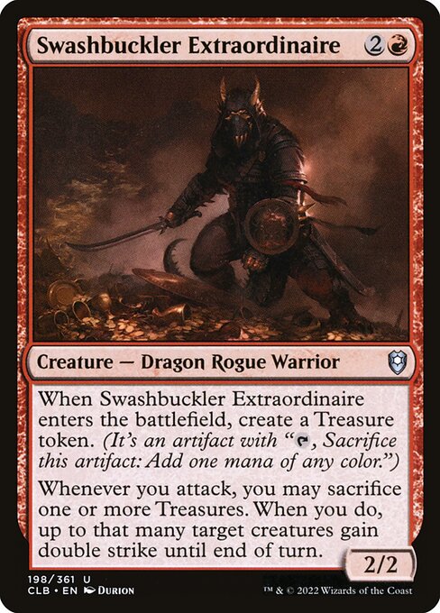 Swashbuckler Extraordinaire (198) [Commander Legends: Battle for Baldur's Gate]