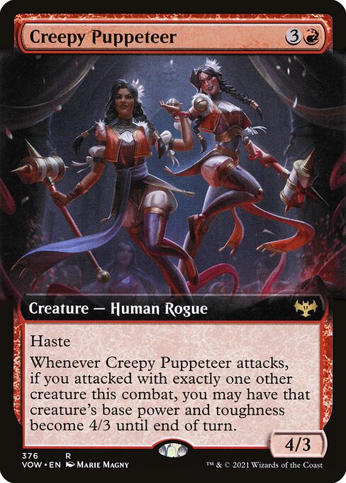 Creepy Puppeteer (376) [Innistrad: Crimson Vow] [Extended Art]