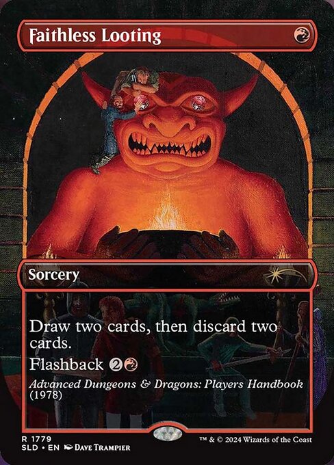 Faithless Looting (1779) [Secret Lair Drop]