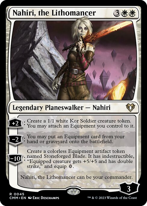 Nahiri, the Lithomancer (45) [Commander Masters]
