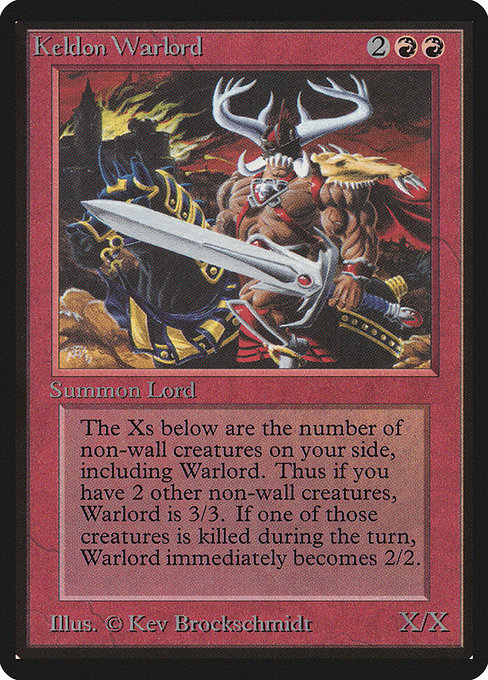 Keldon Warlord (161) [Limited Edition Beta]