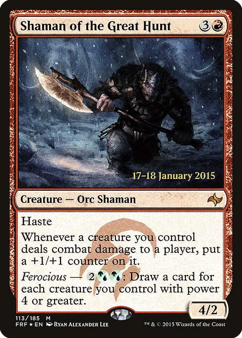 Shaman of the Great Hunt (113s) [Fate Reforged Promos]