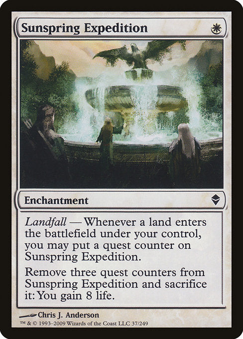 Sunspring Expedition (37) [Zendikar]
