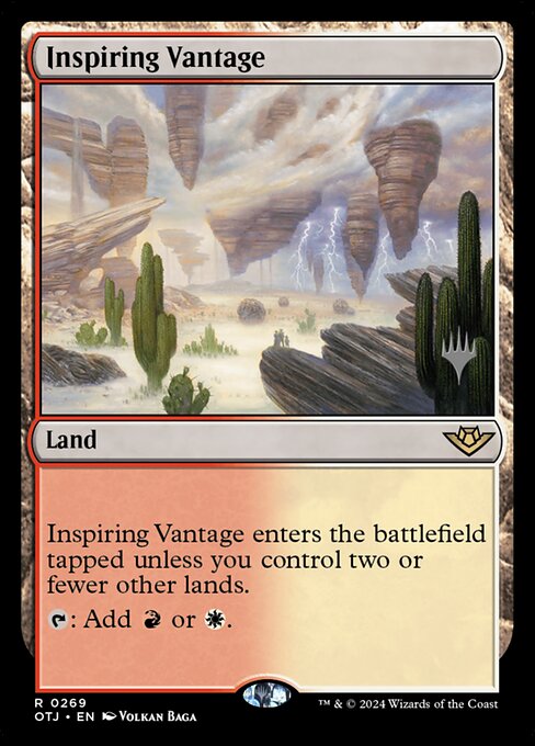 Inspiring Vantage (269p) [Outlaws of Thunder Junction Promos]