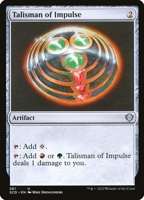 Talisman of Impulse (281) [Starter Commander Decks]