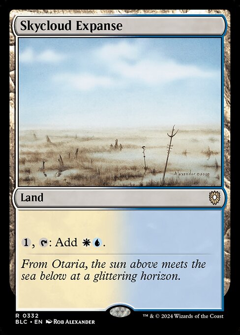 Skycloud Expanse (332) [Bloomburrow Commander]