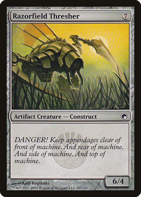 Razorfield Thresher (197) [Scars of Mirrodin]