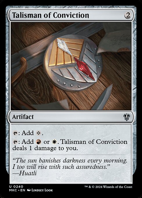 Talisman of Conviction (240) [Murders at Karlov Manor Commander]