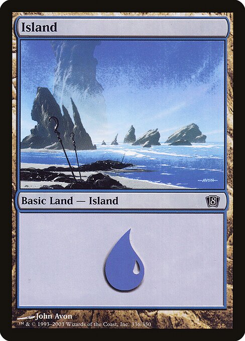 Island (336) (336★) [Eighth Edition]