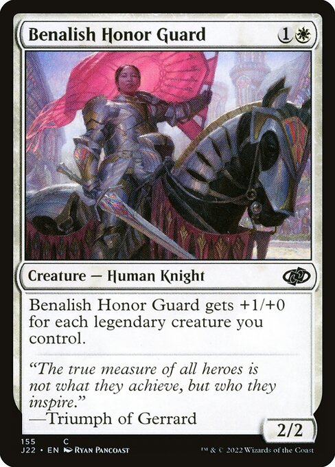 Benalish Honor Guard (155) [Jumpstart 2022]