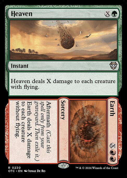 Heaven // Earth (230) [Outlaws of Thunder Junction Commander]