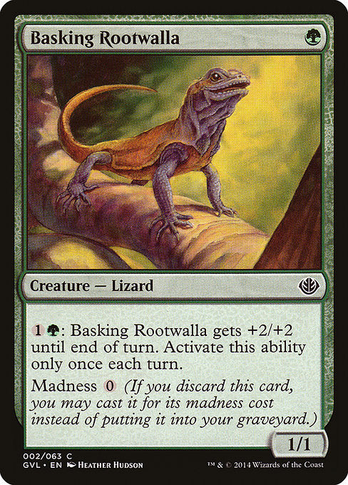 Basking Rootwalla (2) [Duel Decks Anthology: Garruk vs. Liliana]