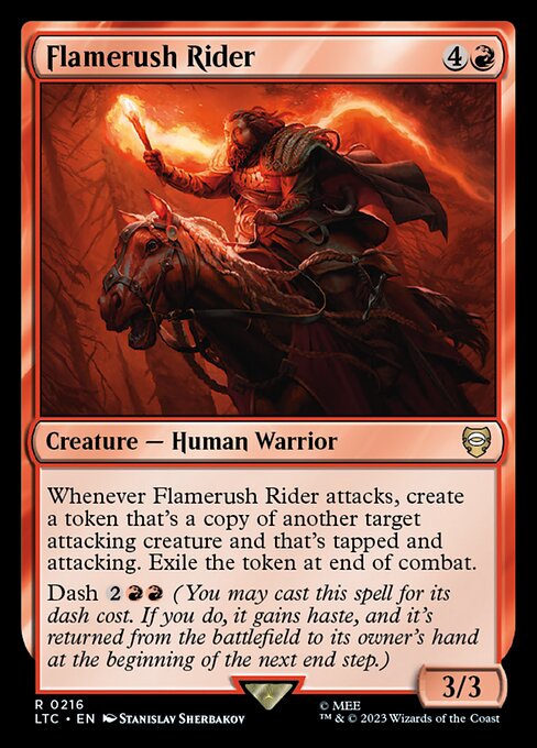 Flamerush Rider (216) [Tales of Middle-earth Commander]