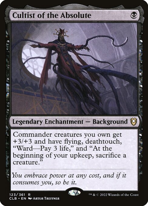 Cultist of the Absolute (123) [Commander Legends: Battle for Baldur's Gate]