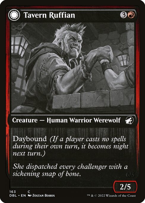 Tavern Ruffian // Tavern Smasher (163) [Innistrad: Double Feature]