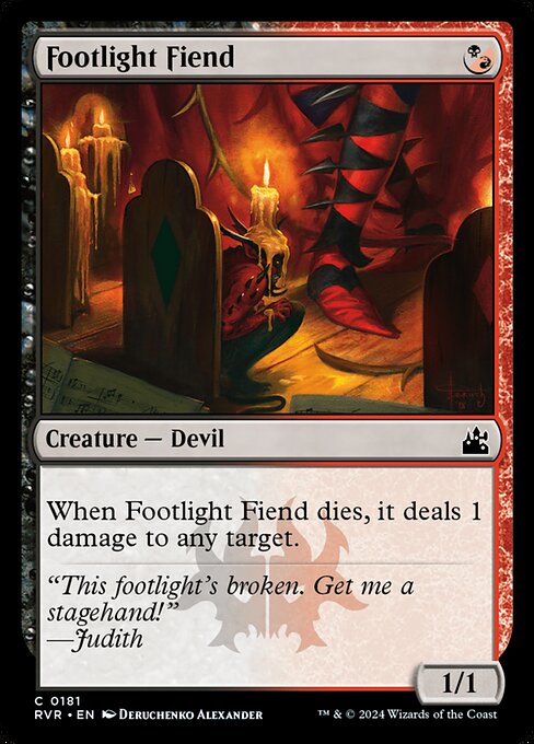Footlight Fiend (181) [Ravnica Remastered]