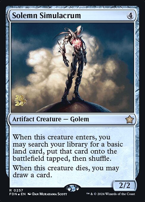 Solemn Simulacrum (257s) [Foundations Promos]