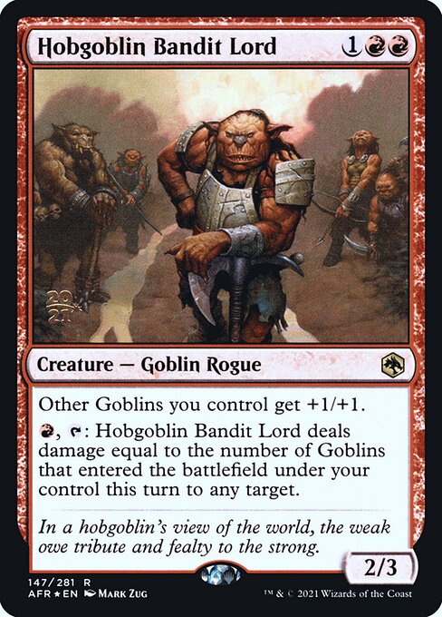 Hobgoblin Bandit Lord (147s) [Adventures in the Forgotten Realms Promos]