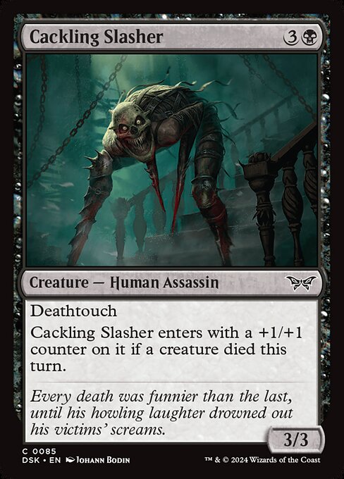 Cackling Slasher (85) [Duskmourn: House of Horror]