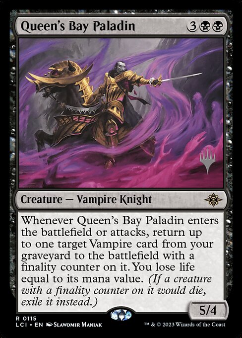 Queen's Bay Paladin (115p) [The Lost Caverns of Ixalan Promos]