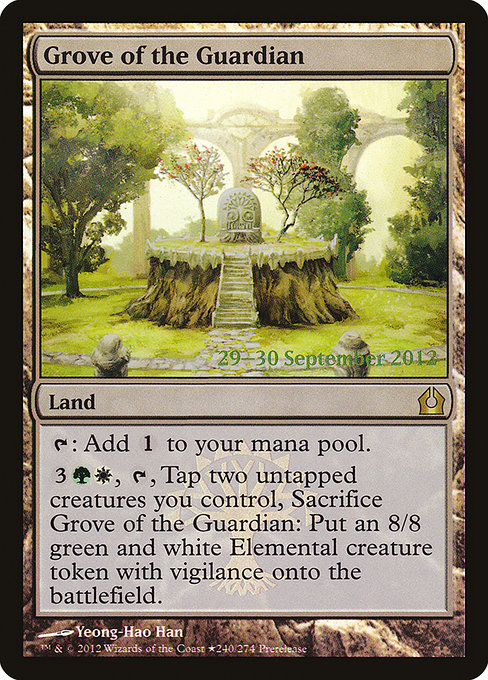 Grove of the Guardian (240★) [Return to Ravnica Promos]
