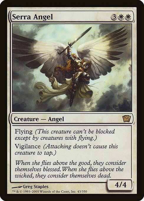 Serra Angel (43★) [Ninth Edition]