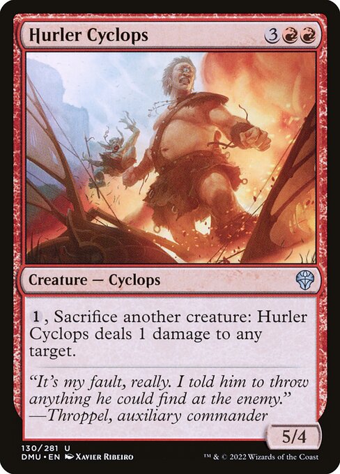 Hurler Cyclops (130) [Dominaria United]