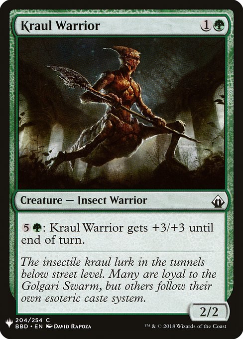 Kraul Warrior (BBD-204) [The List]