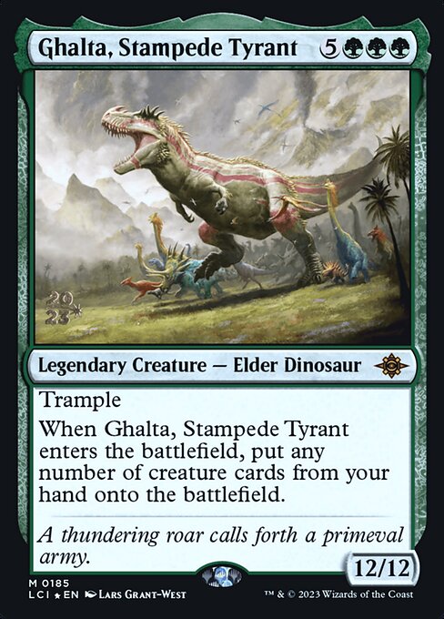 Ghalta, Stampede Tyrant (185s) [The Lost Caverns of Ixalan Promos]