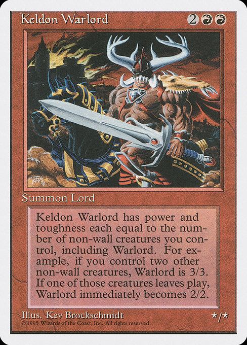 Keldon Warlord (207) [Fourth Edition]
