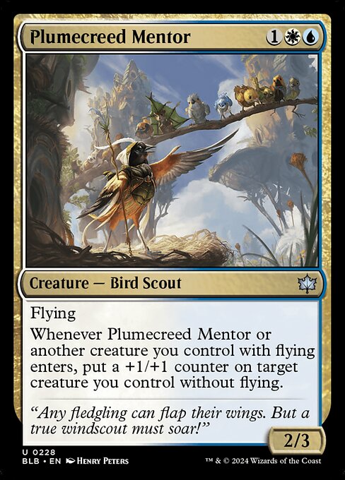 Plumecreed Mentor (228) [Bloomburrow]