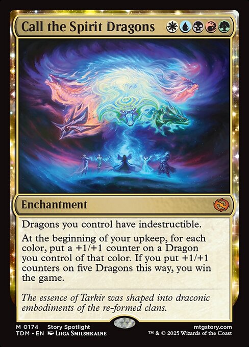 Call the Spirit Dragons (174) [Tarkir: Dragonstorm]