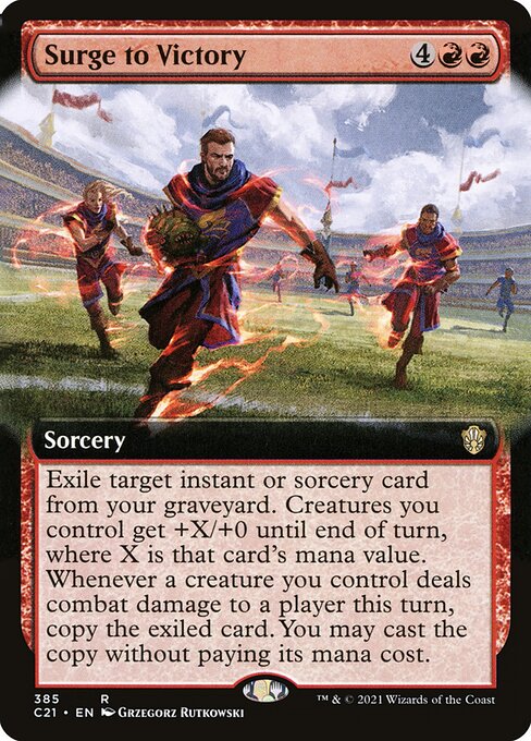 Surge to Victory (385) [Commander 2021] [Extended Art]