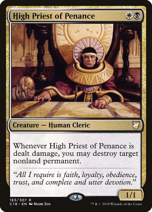 High Priest of Penance (183) [Commander 2018]