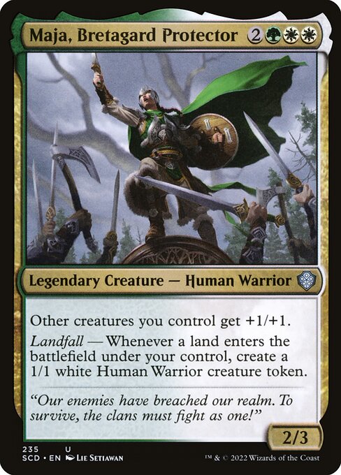 Maja, Bretagard Protector (235) [Starter Commander Decks]