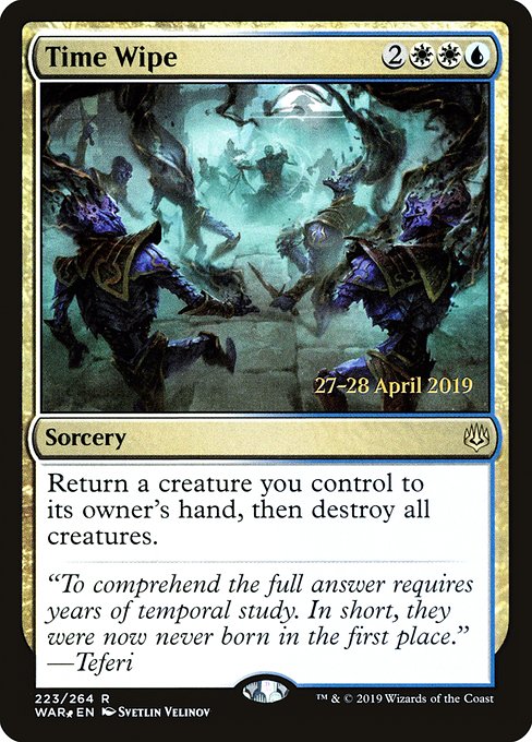 Time Wipe (223s) [War of the Spark Promos]