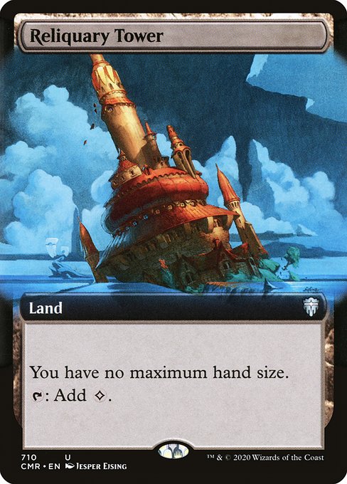 Reliquary Tower (710) [Commander Legends] [Extended Art]
