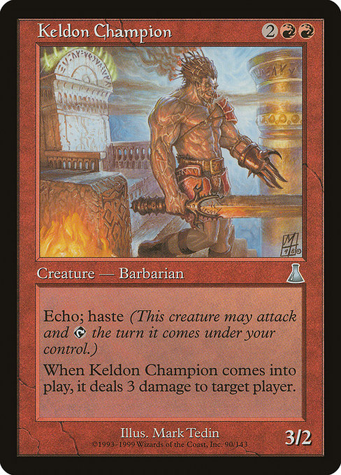 Keldon Champion (90) [Urza's Destiny]