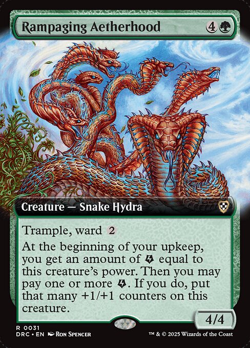 Rampaging Aetherhood (31) [Aetherdrift Commander]