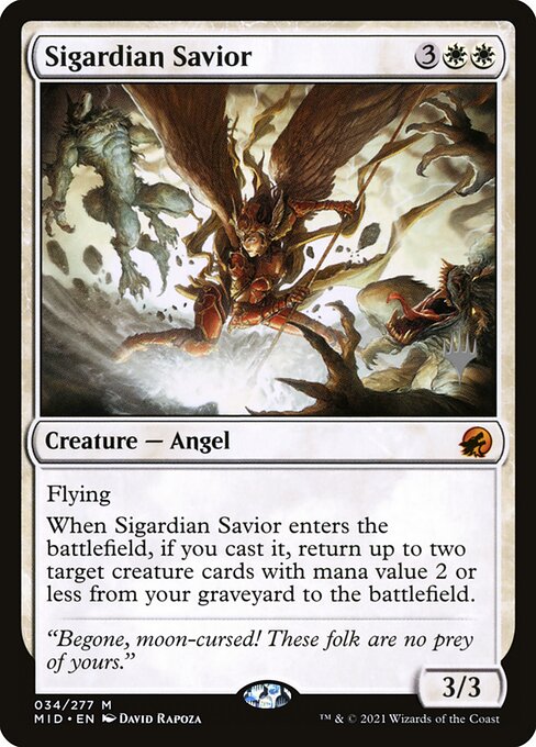 Sigardian Savior (34p) [Innistrad: Midnight Hunt Promos]